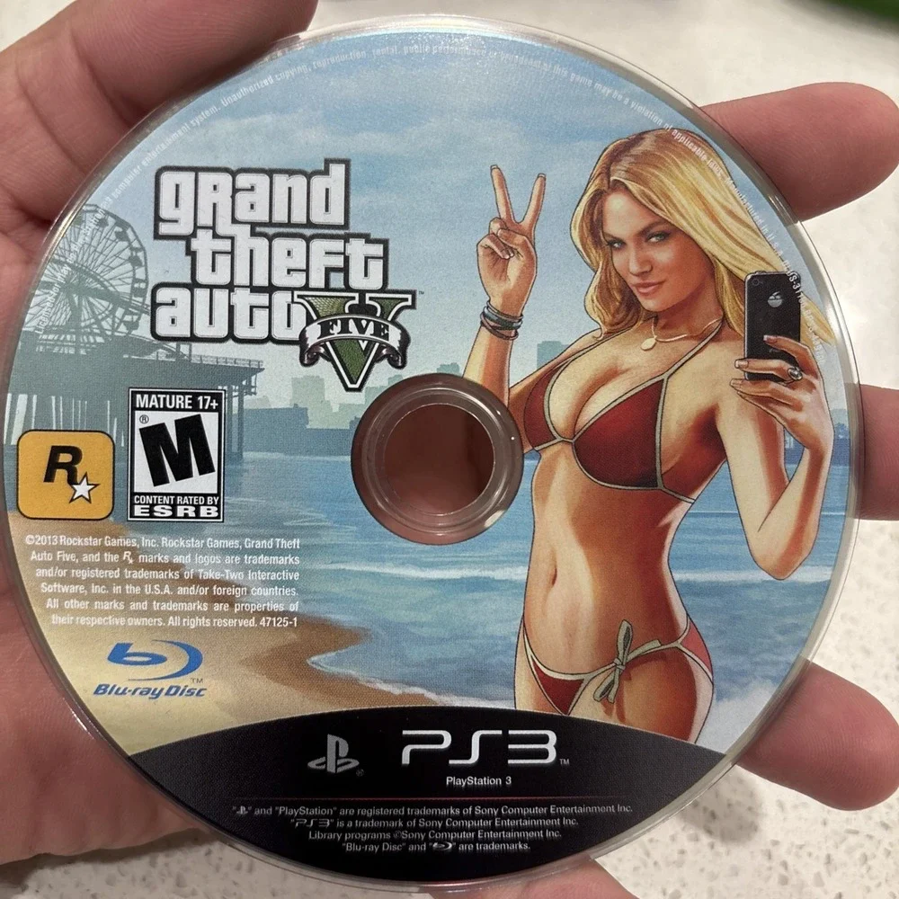 Grand Theft Auto 5 V (Sony PlayStation 3, 2013) PS3 Disc Only GTA - Tested